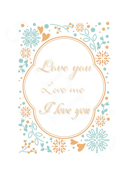 Love you　Love me　I love you