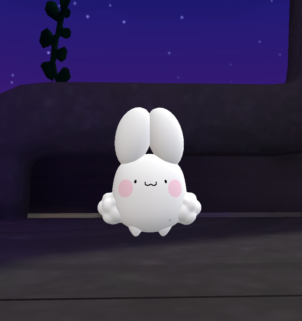 【3Dモデル】もふれさん(from 雪餅ののめ)