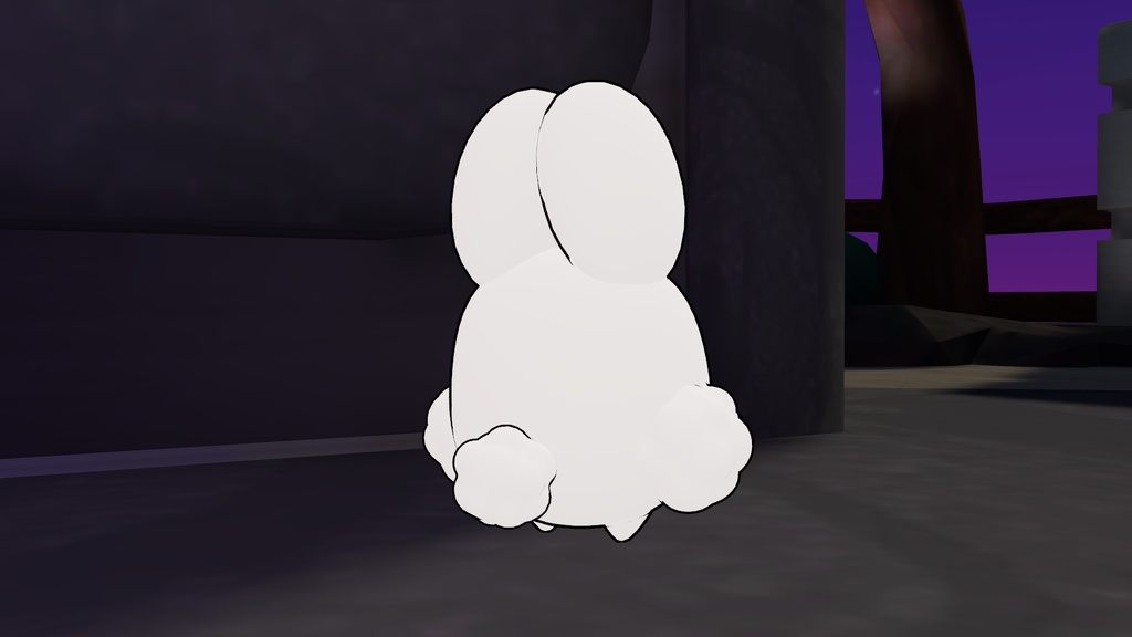 【3Dモデル】もふれさん(from 雪餅ののめ)