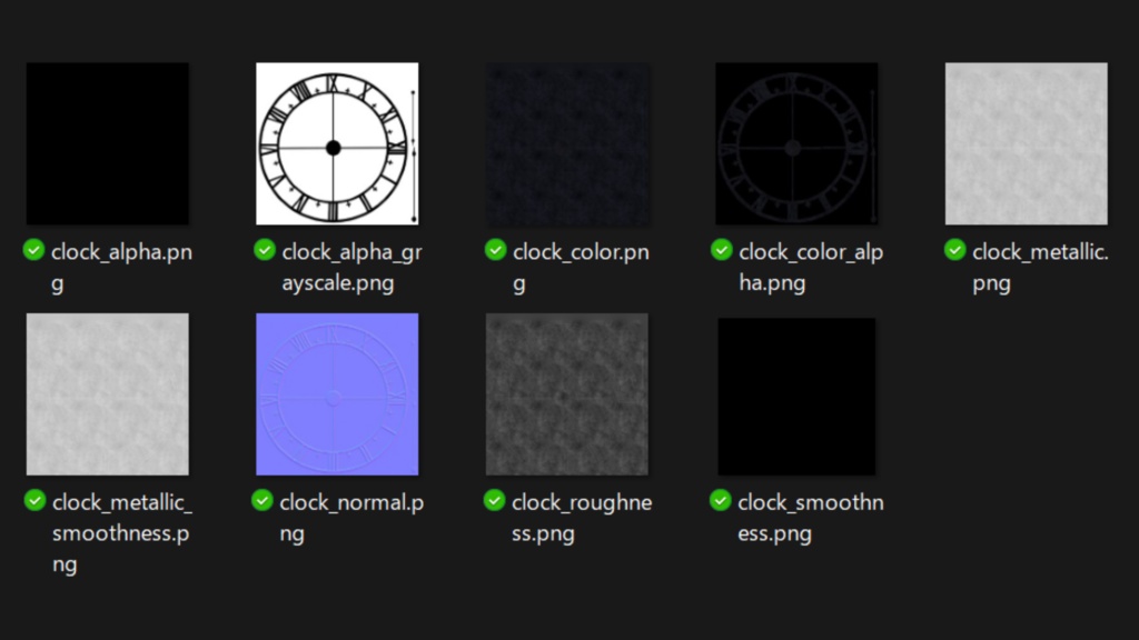 ローマ風壁掛け時計 - Roman Wall Clock