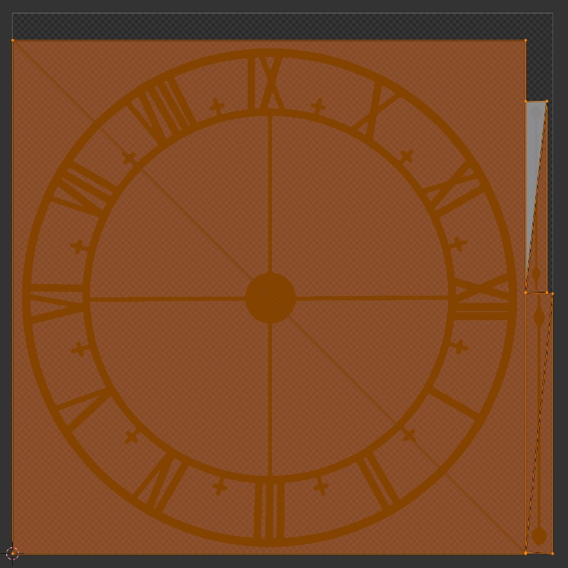 ローマ風壁掛け時計 - Roman Wall Clock