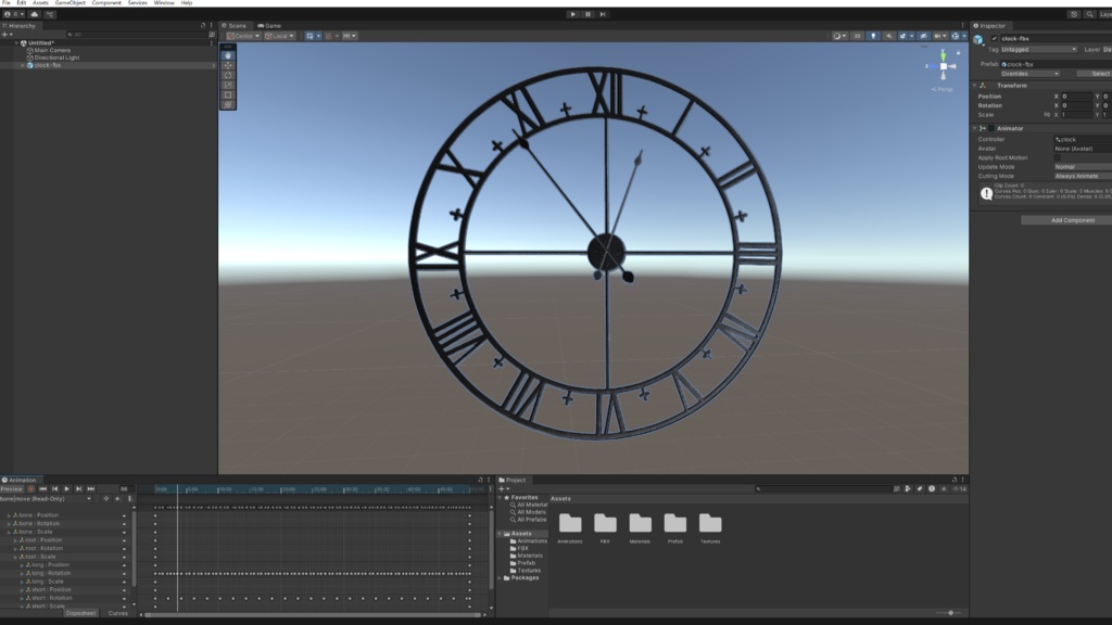 ローマ風壁掛け時計 - Roman Wall Clock