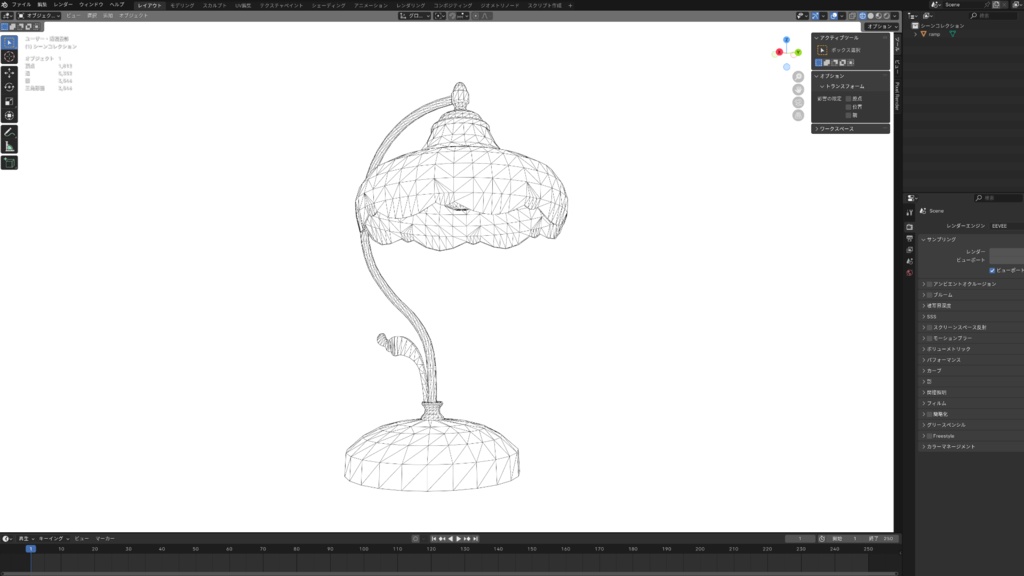 ヴィンテージ風テーブルランプ - Vintage-style table lamp