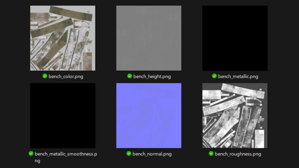 古びた木製ベンチ - Old wooden bench