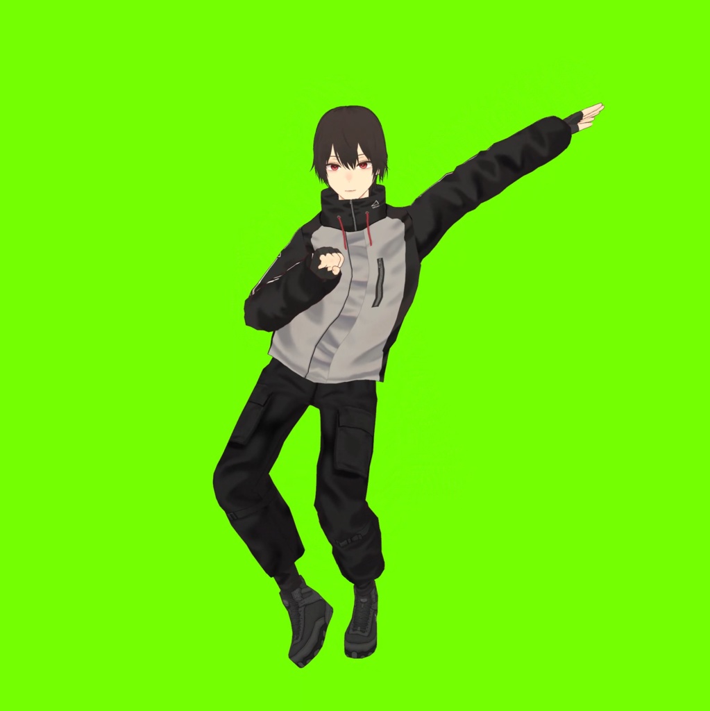 【無料配布】ナルトダンス グリーンバック.mp4