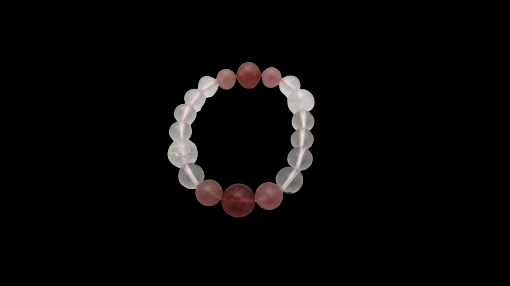 恋愛 パワーストーンブレスレット 祈祷済み さざれ石付