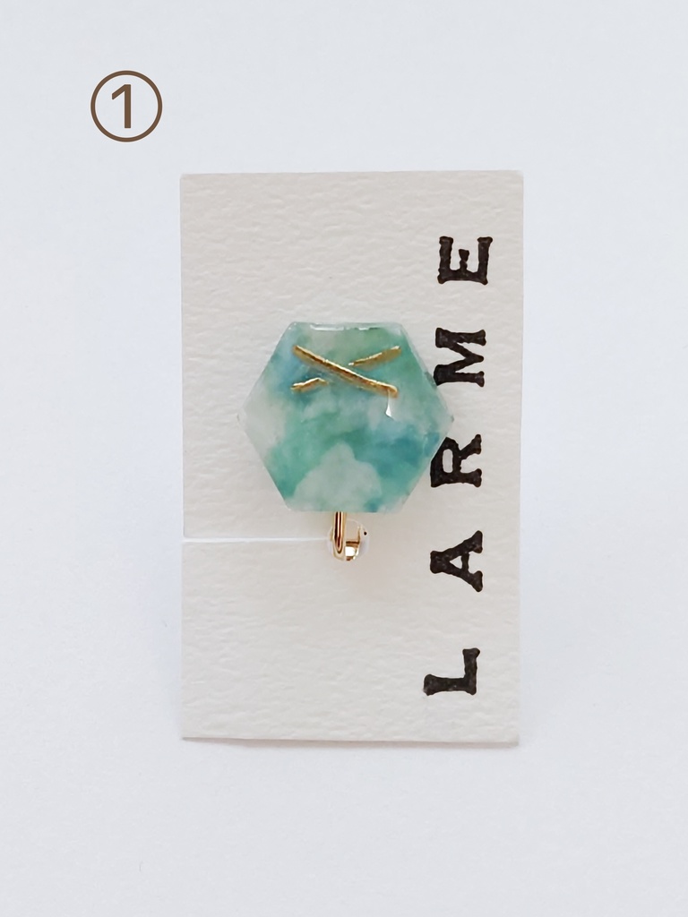 ヘキサゴンイヤリング3