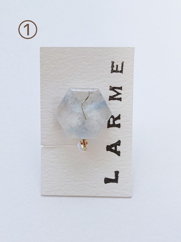 ヘキサゴンイヤリング3