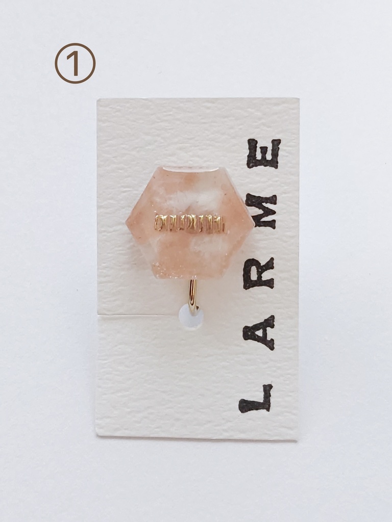 ヘキサゴンイヤリング3