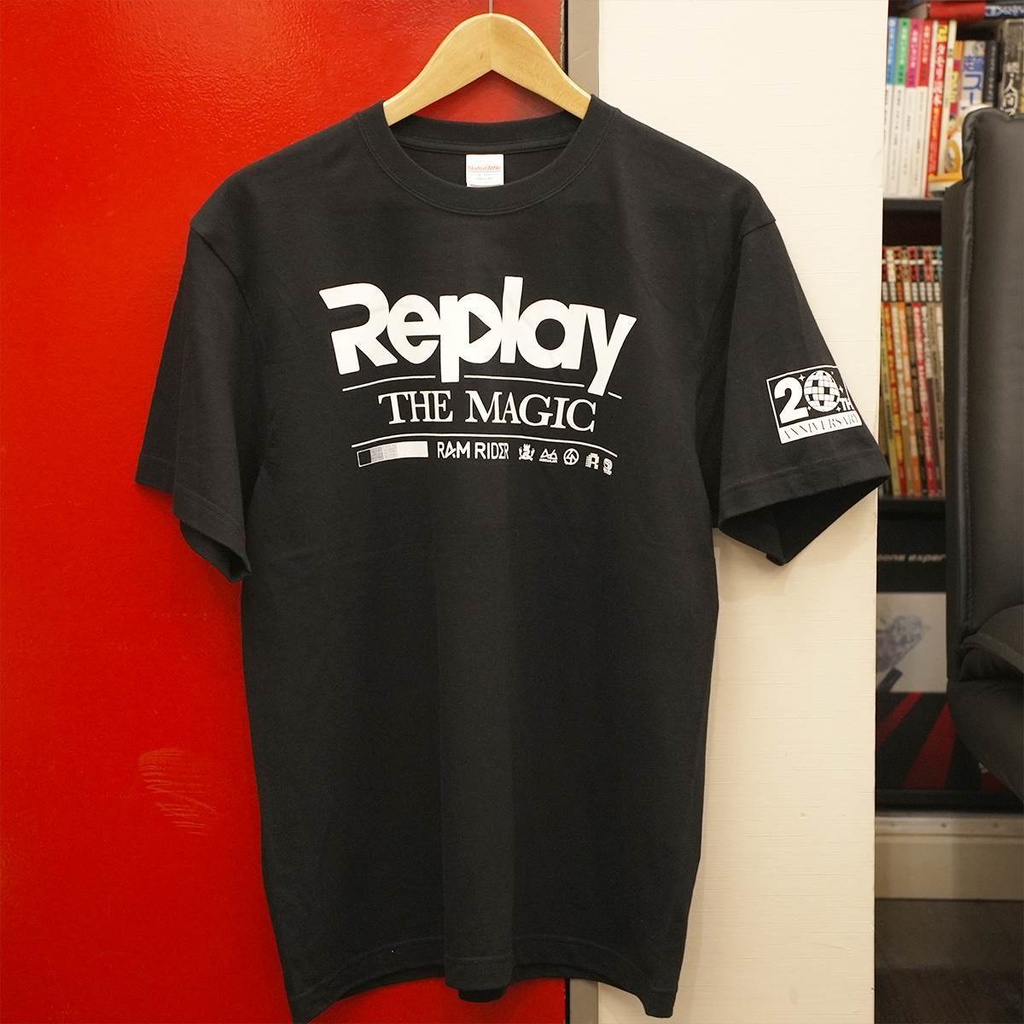 REPLAY THE MAGIC Tシャツ [Replay] 黒・Lサイズ
