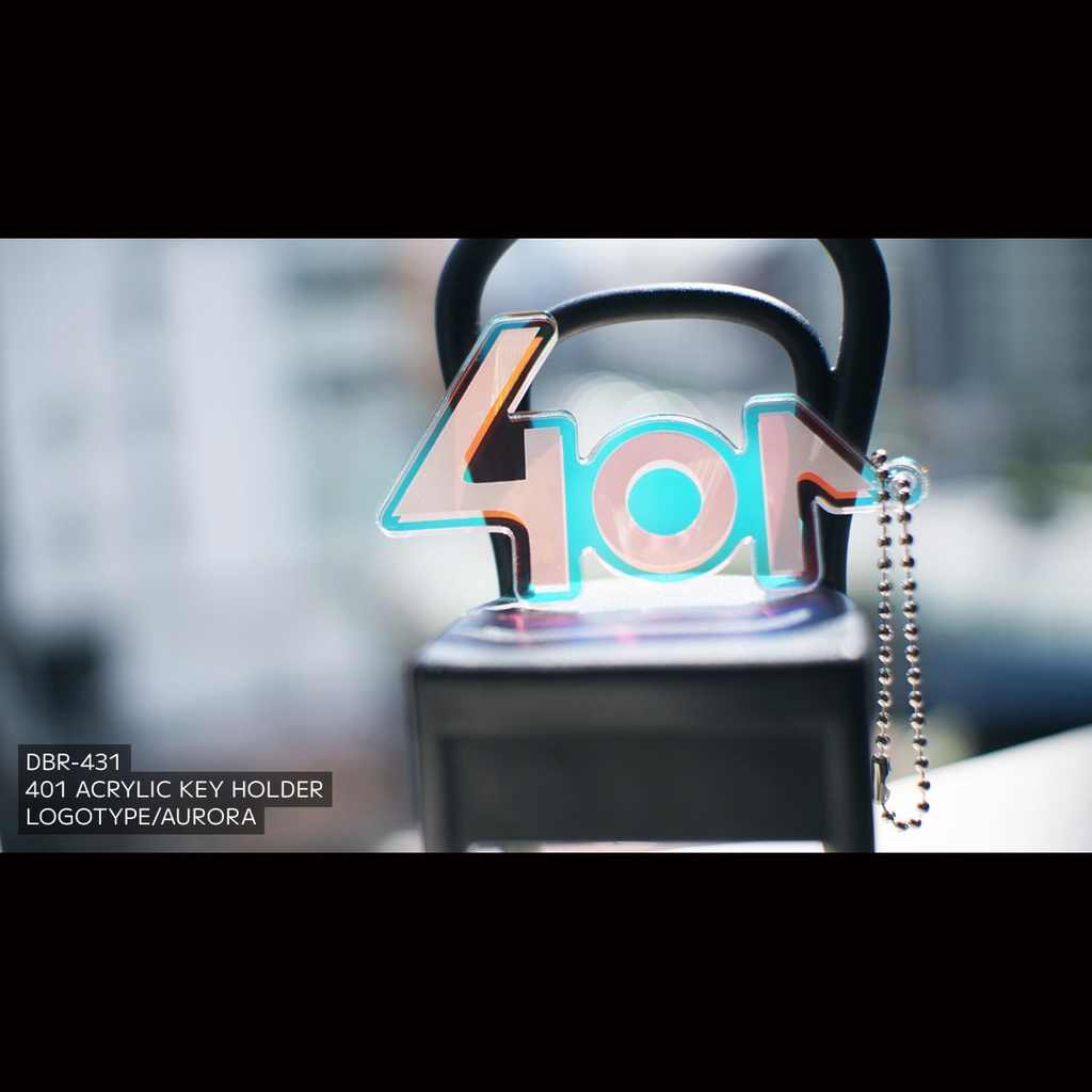 401 オーロラアクリルキーホルダー [LOGOTYPE]