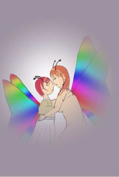母（伊織）と子（さくら）