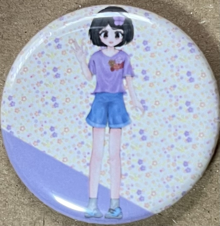 すみちゃん缶バッジ(すみちゃんとたんぽぽの冒険記)