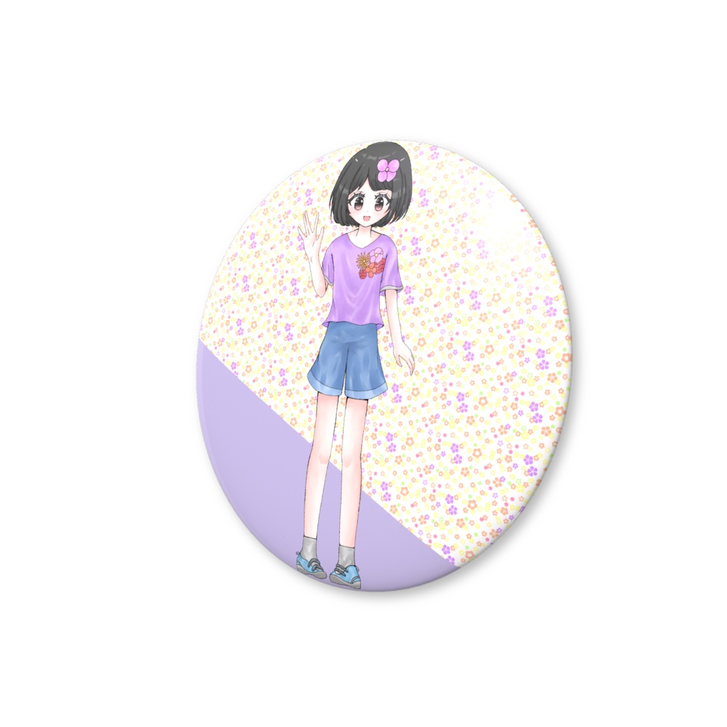 すみちゃん缶バッジ(すみちゃんとたんぽぽの冒険記)