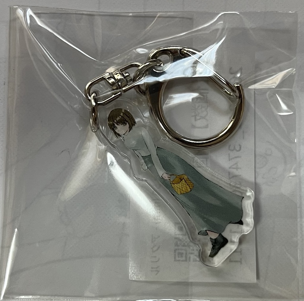 ぼたんアクリルキーホルダー(すみちゃんとたんぽぽの冒険記)