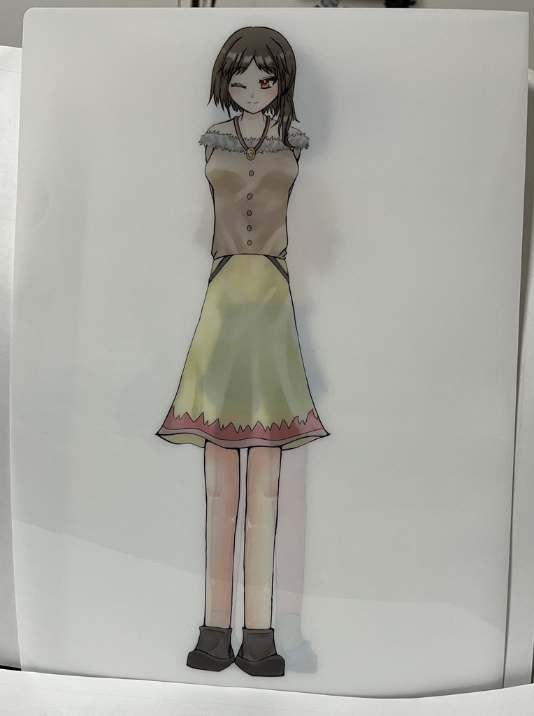 もも&みかんクリアフォルダ(すみちゃんとたんぽぽの冒険記)