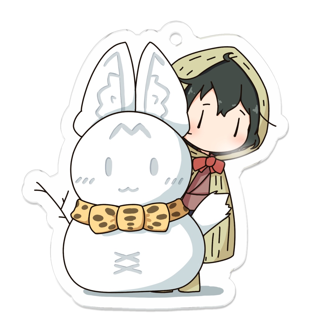 雪ん子かばんちゃん アクリルキーホルダー(コーティング)