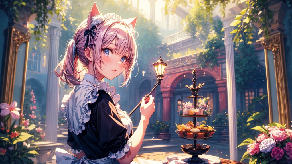 🌹 LUNA series AI Vol.3 - 月下の館で紅茶を