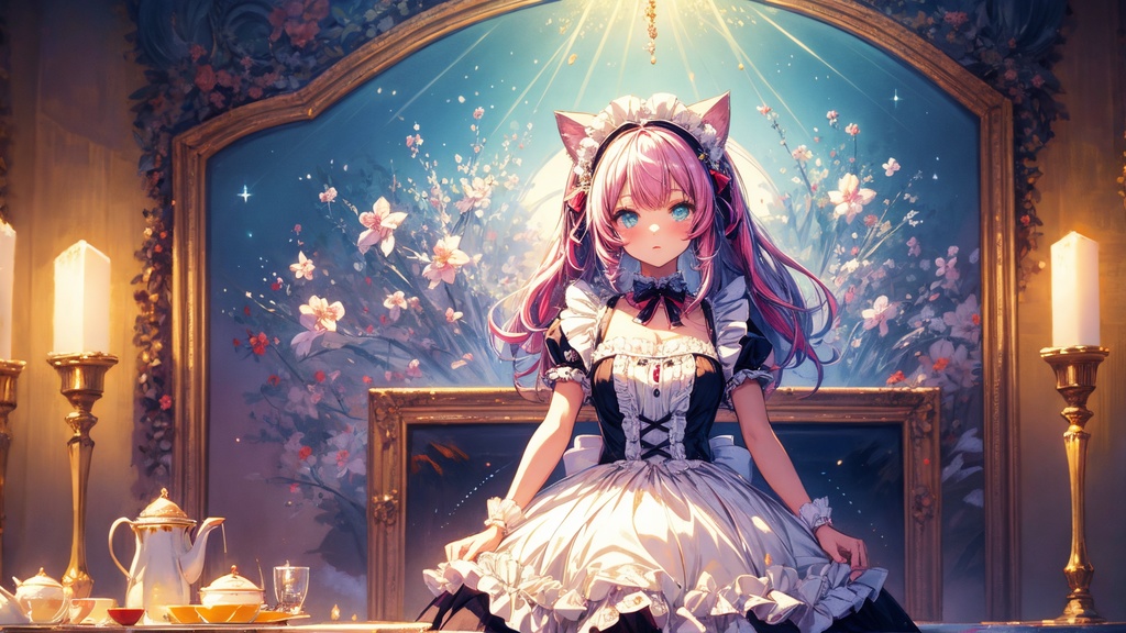 🌹 LUNA series AI Vol.3 - 月下の館で紅茶を