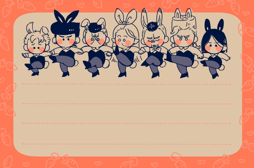 杜王DKバニーガールコスプレメモ帳