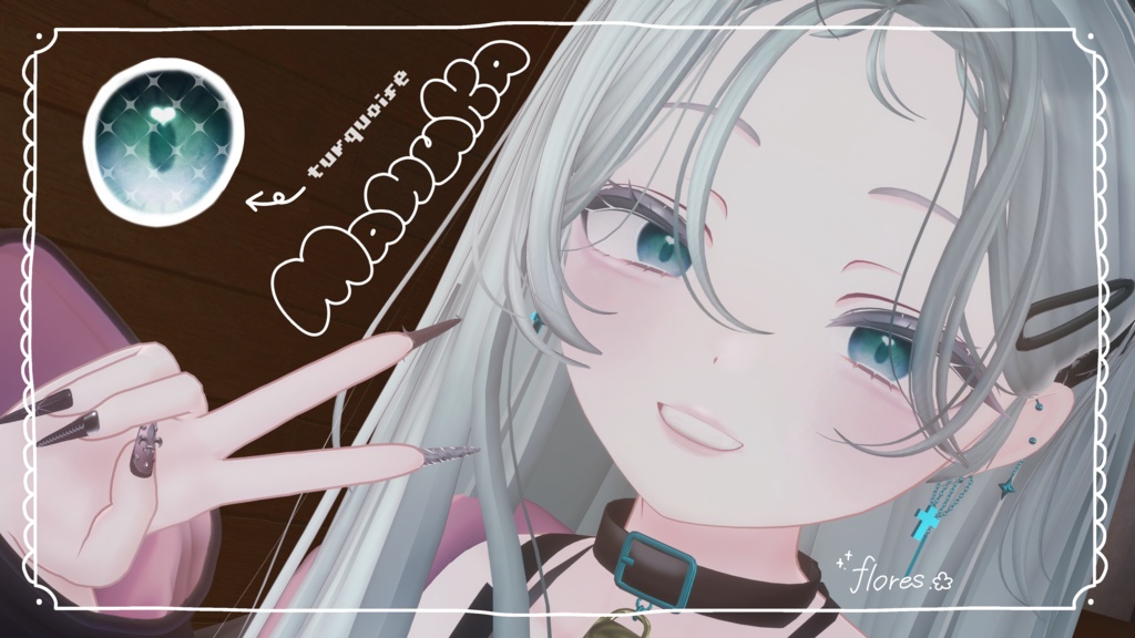 【6Avatars対応】きゅるりんはーと EyeTexture