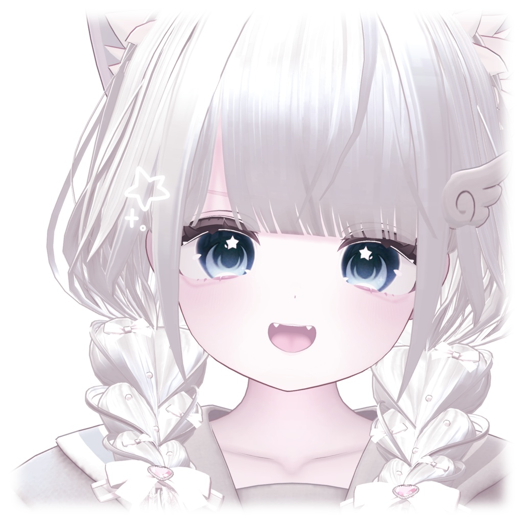 【6avatars対応】こねこのときめき Eye Texture