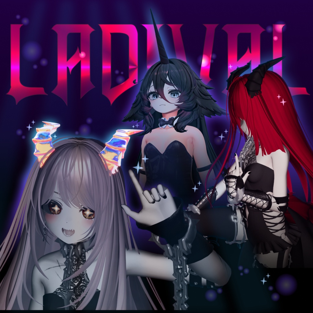 素晴らしい角 【オリジナル3Dモデル】 Fantastic horns