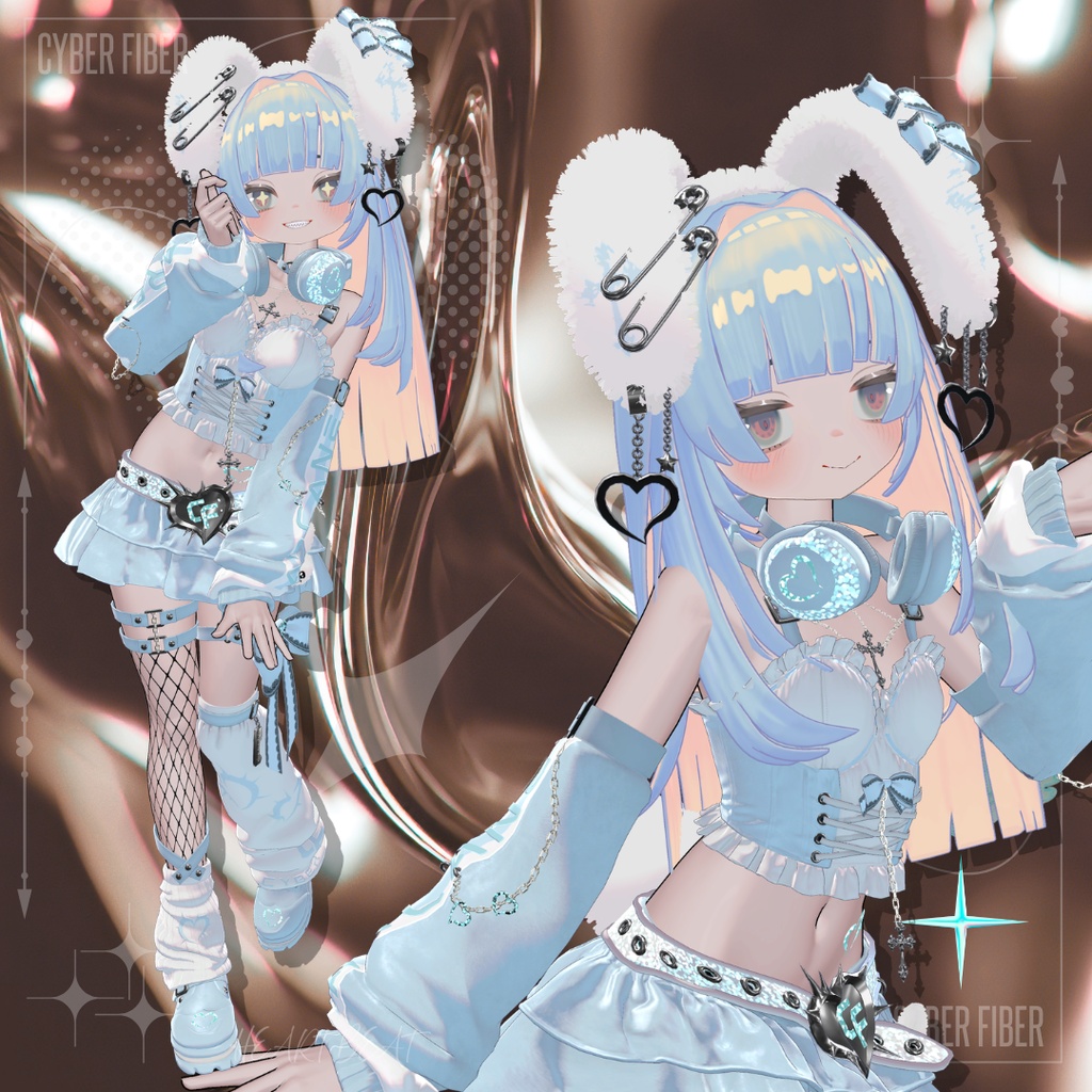 ≪13アバター対応≫ CYBER FIBER 第1弾衣装『HEART BEAT』