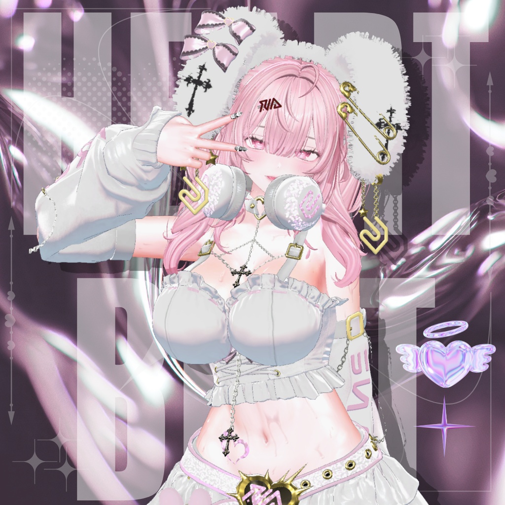 ≪13アバター対応≫ CYBER FIBER 第1弾衣装『HEART BEAT』