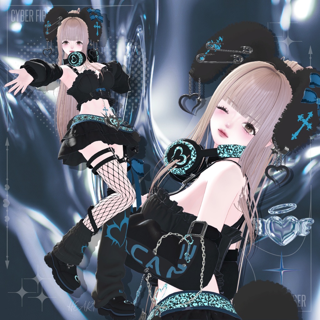 ≪13アバター対応≫ CYBER FIBER 第1弾衣装『HEART BEAT』