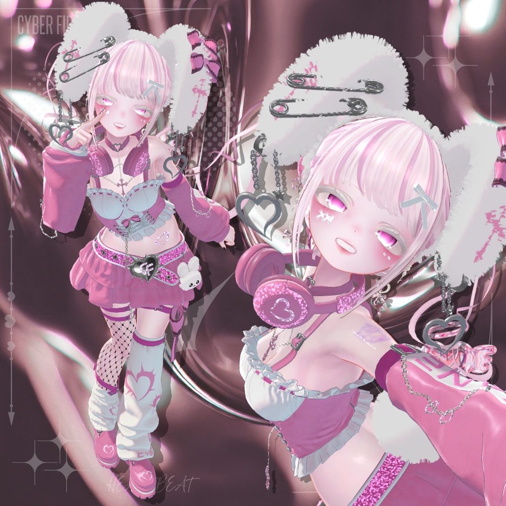 ≪13アバター対応≫ CYBER FIBER 第1弾衣装『HEART BEAT』