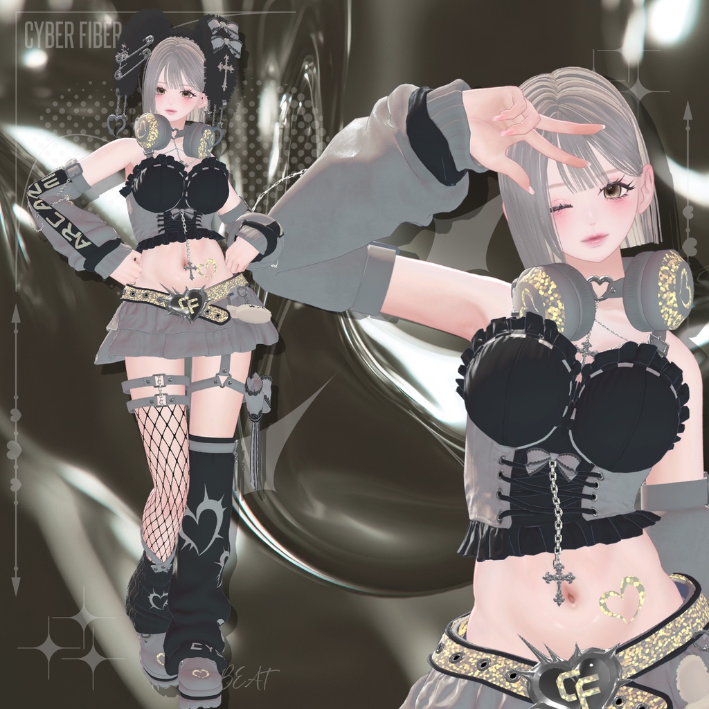 ≪13アバター対応≫ CYBER FIBER 第1弾衣装『HEART BEAT』