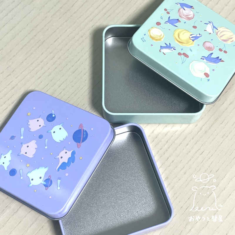 ペンギン・めんだこ 小物缶入れ