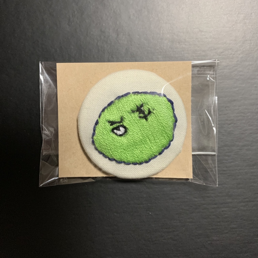 まりも⚔️　刺繍缶バッジ