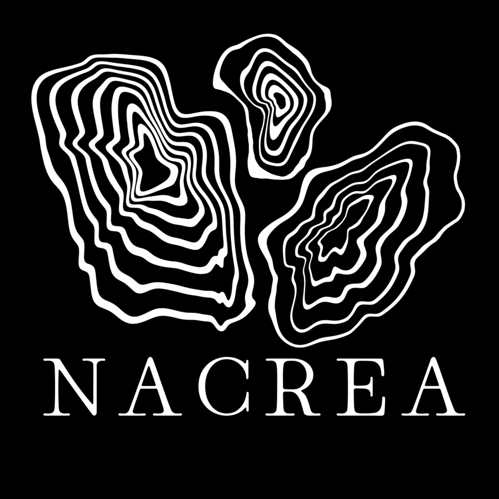 NACREA RIPPLE TSHIRT 〈BLACK〉