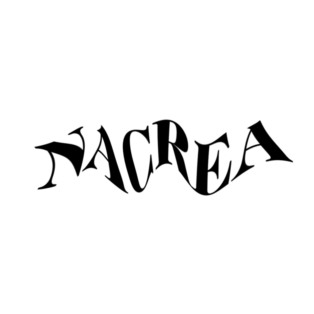 NACREA LOGO+WAVE2 TSHIRT 〈WHITE〉 double sided print