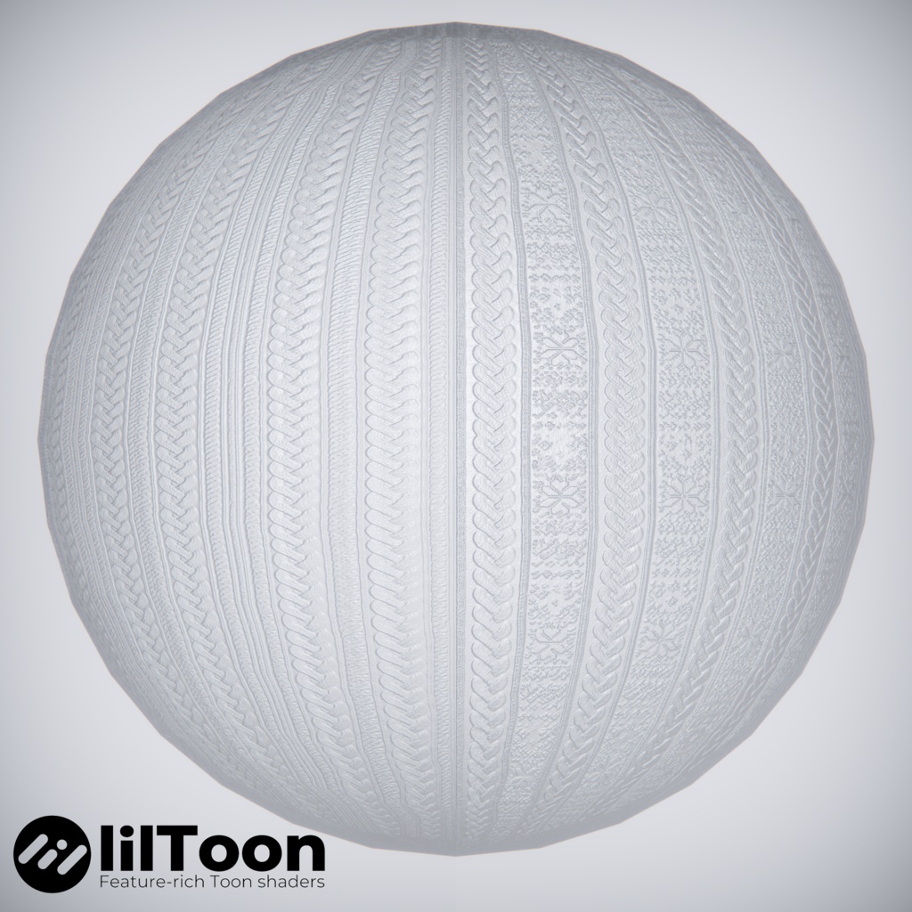 Harune knit Nomalmap&matcap