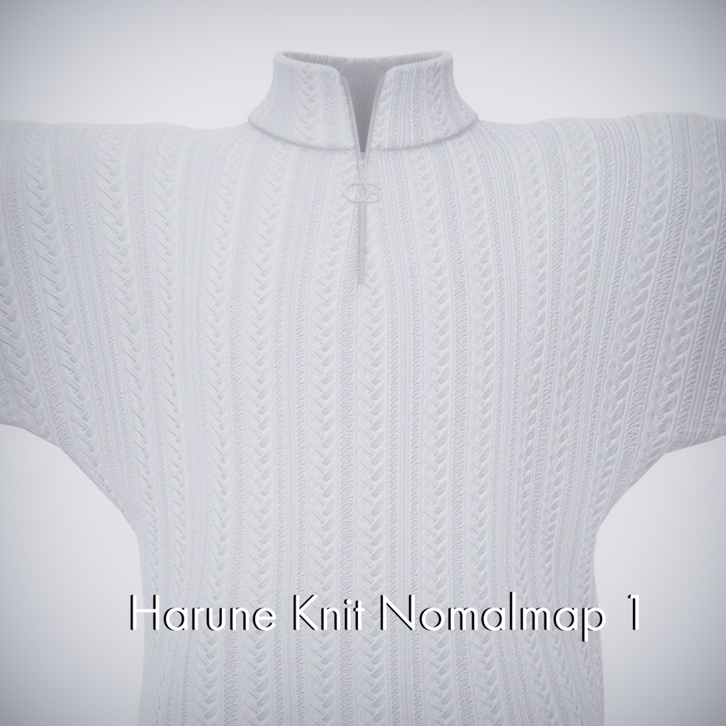 Harune knit Nomalmap&matcap