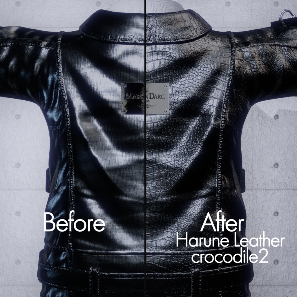 Harune leatherPack 4Nomalmap&4matcap