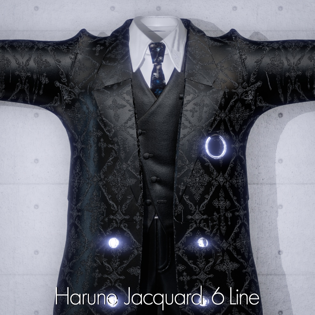 Harune Jacquard Nomalmap Matcap&Mask 2nd set