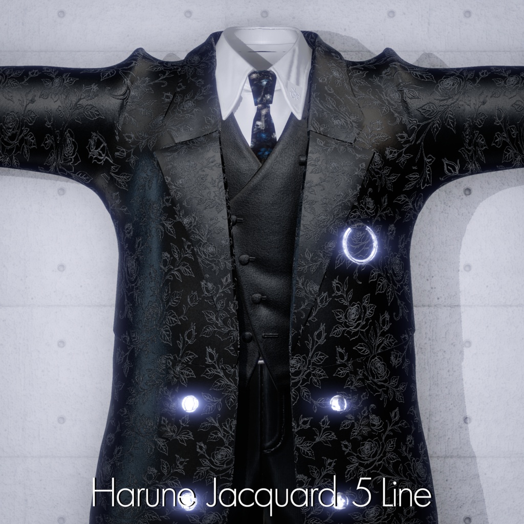 Harune Jacquard Nomalmap Matcap&Mask 2nd set