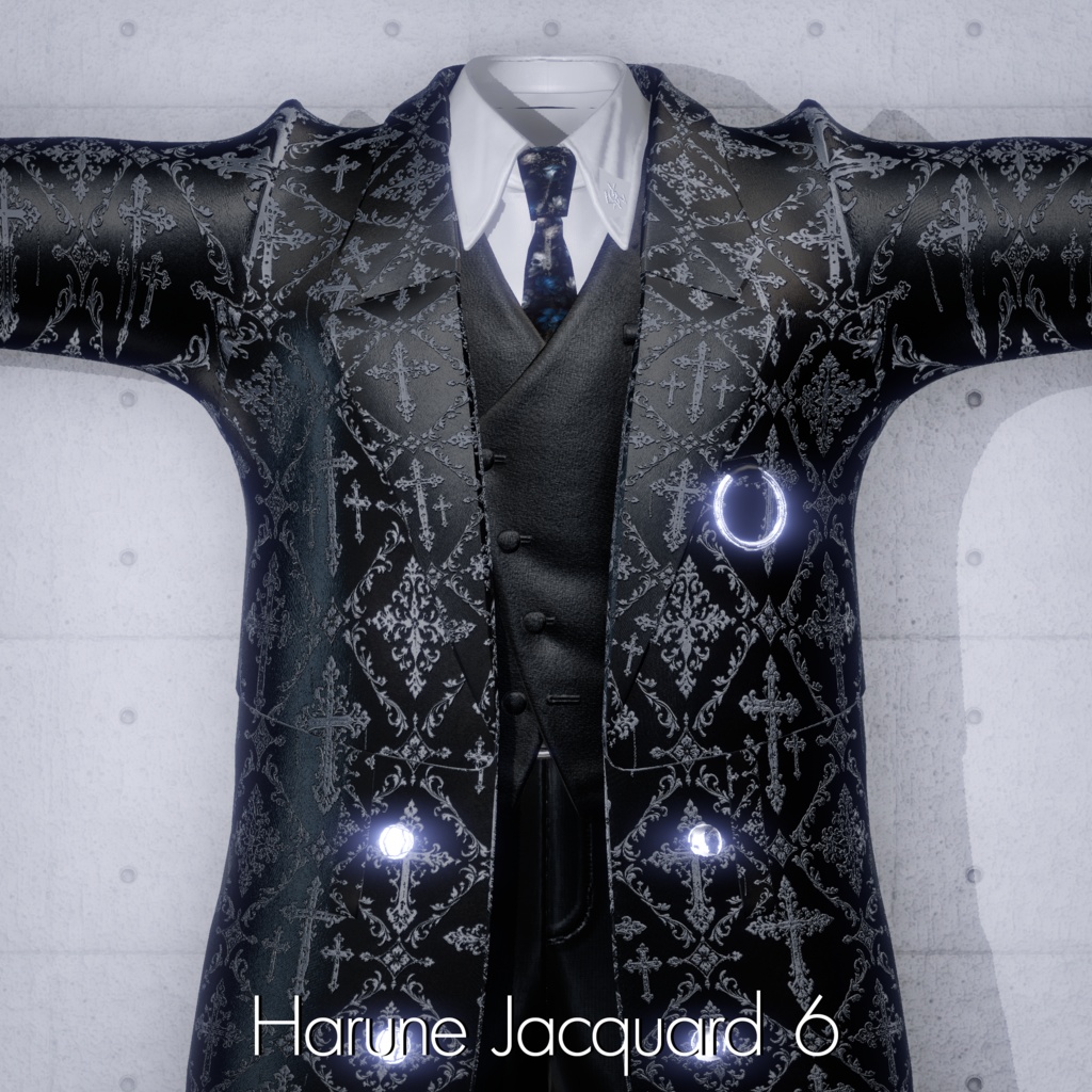 Harune Jacquard Nomalmap Matcap&Mask 2nd set