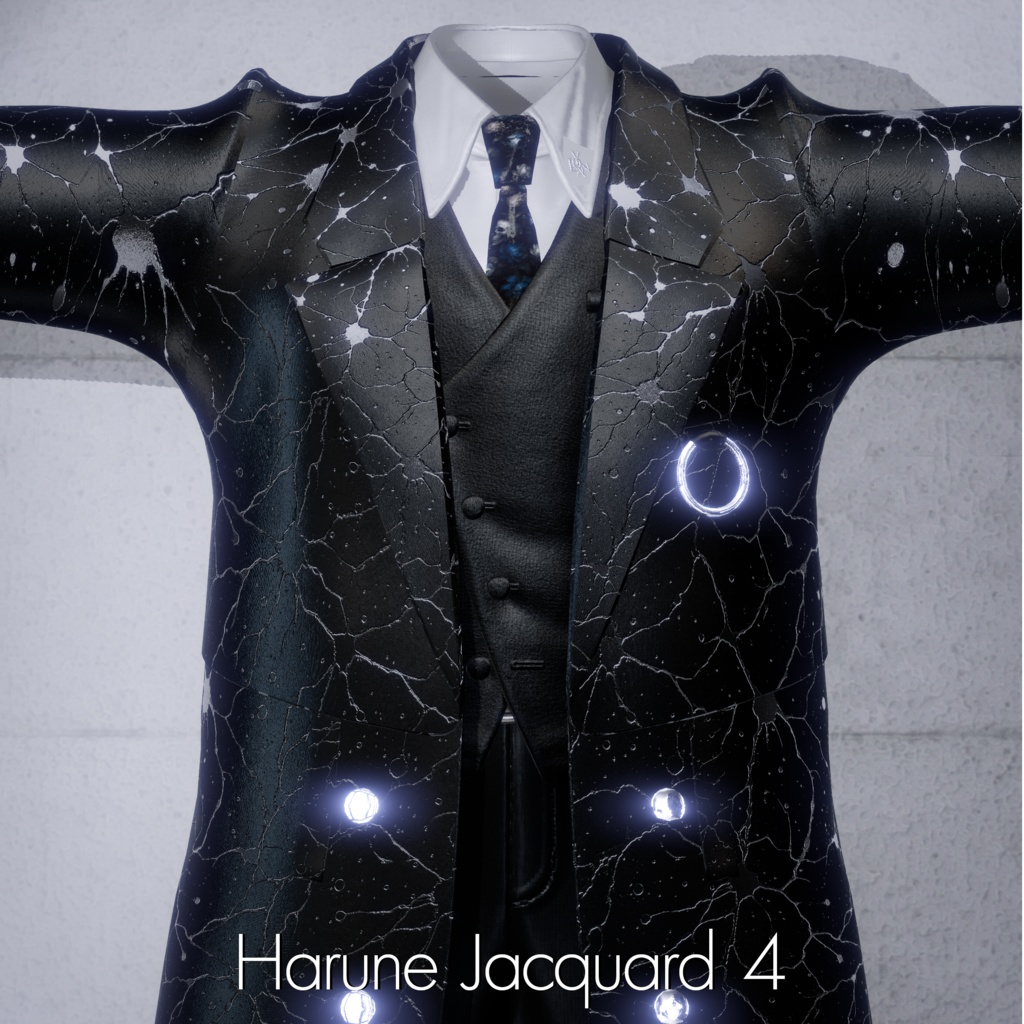 Harune Jacquard Nomalmap Matcap&Mask 2nd set