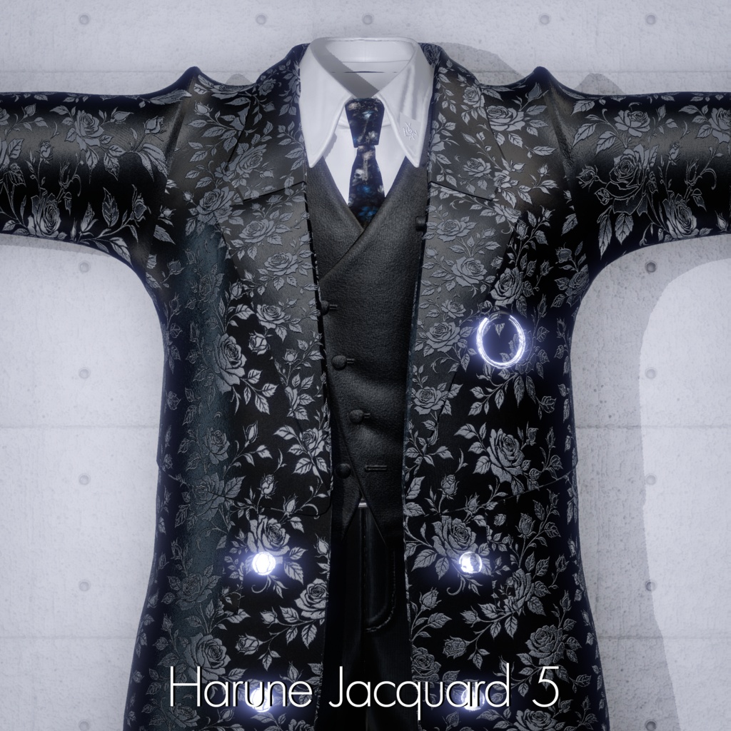 Harune Jacquard Nomalmap Matcap&Mask 2nd set