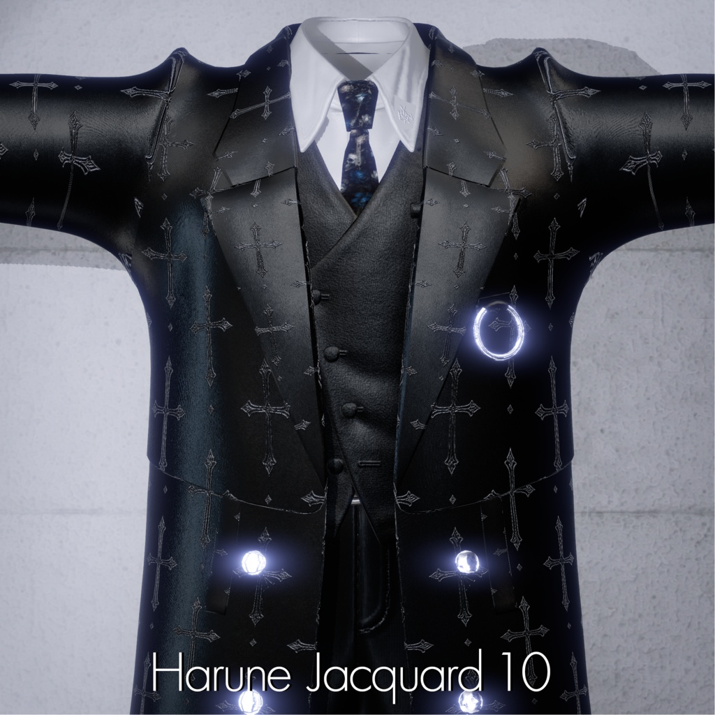 Harune Jacquard Nomalmap Matcap&Mask 3rd set