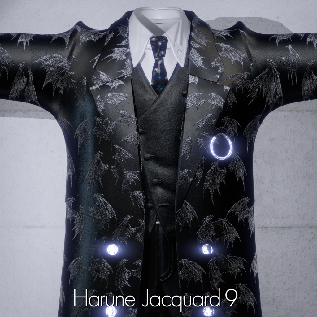 Harune Jacquard Nomalmap Matcap&Mask 3rd set