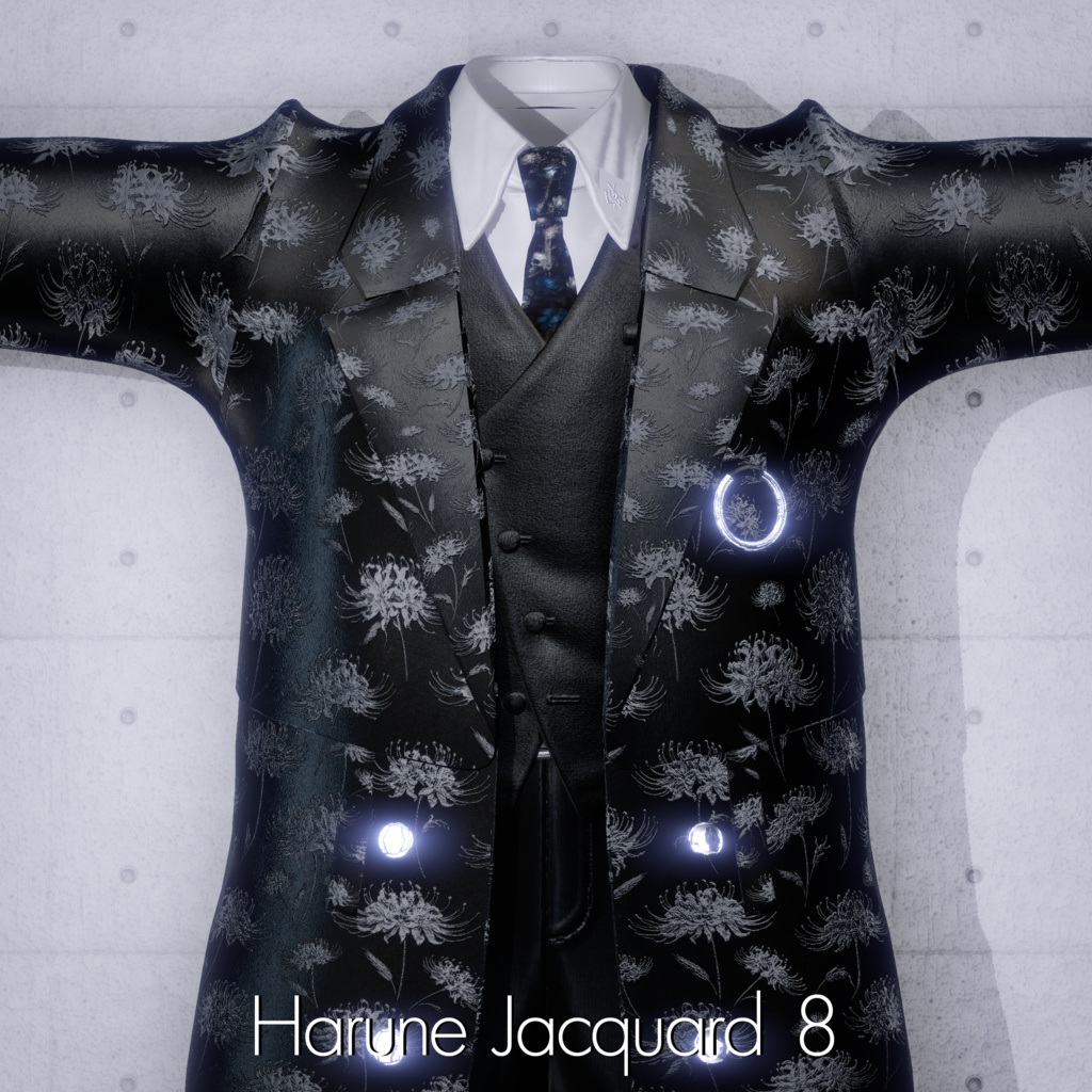 Harune Jacquard Nomalmap Matcap&Mask 3rd set