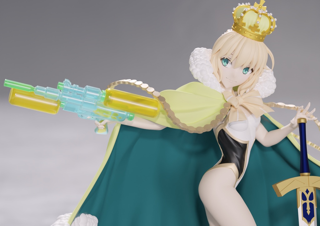 アーチャー アルトリア・ペンドラゴン(水着)(第3再臨)