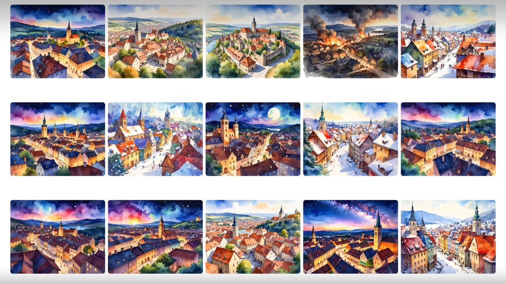 《背景400枚》中世や街の空撮《TRPG/配信/ゲーム》