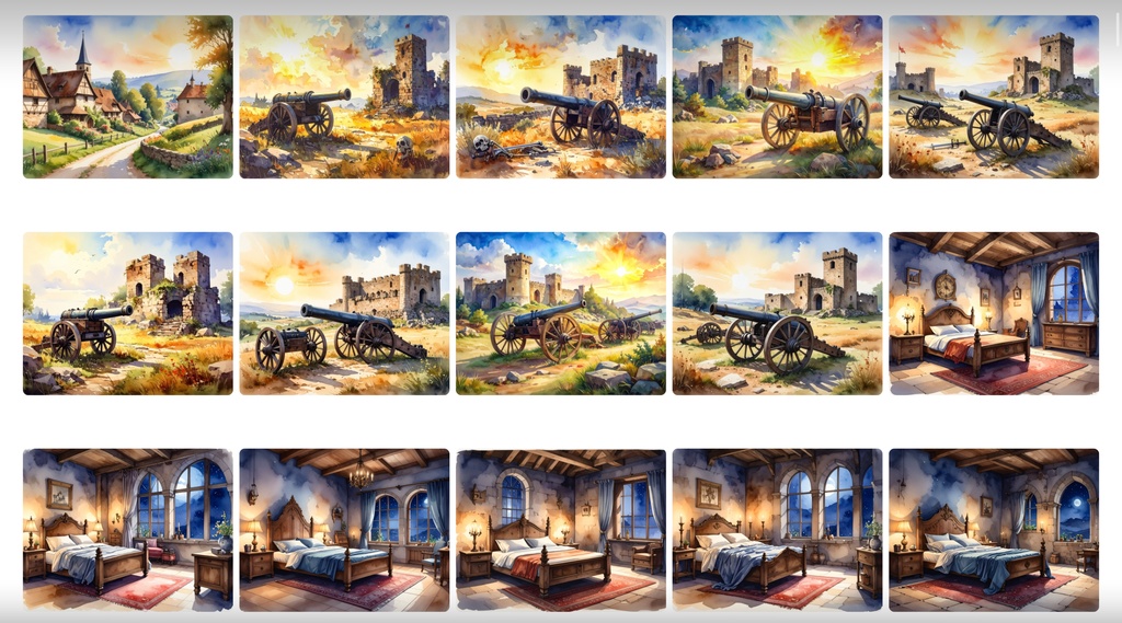 《背景400枚》中世や街の空撮《TRPG/配信/ゲーム》